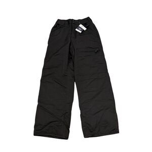 GAP Kids Unisex Ski Snow Pants Black Size 12 Winter Insulated NWT